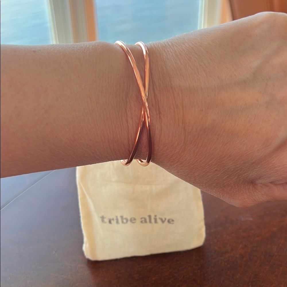 Tribe Alive Rose Gold Adjustable Bracelet